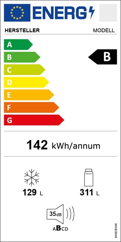 EU-Energieeffizienzlabel Kühlschrank Energiespartipps EU-Energieeffizienzlabel Kühlschrank
