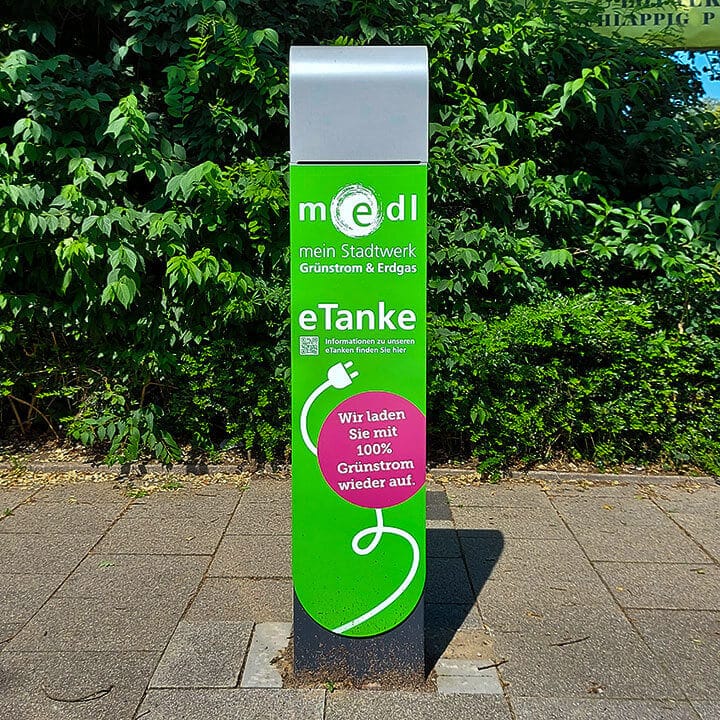 medl-eTanke öffentliche Ladestation Akazienallee 61
