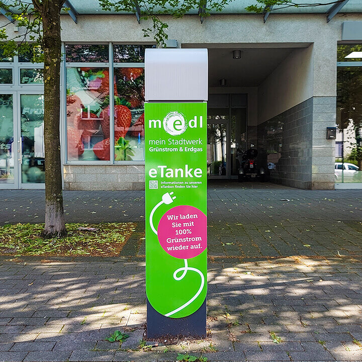 medl-eTanke öffentliche Ladestation Bülowstraße